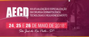 XIII Atualização e especialização em cirurgia dermatológica, tecnologias e rejuvenescimento - AECD